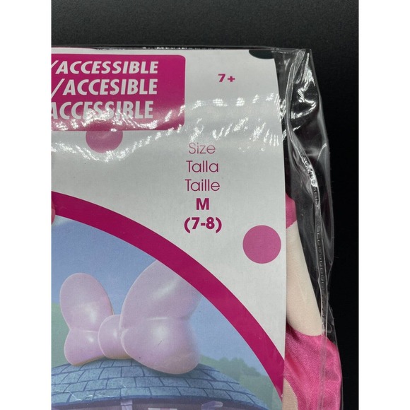Minnie Mouse Pink Adaptive Disney Junior Fancy Dress Up Halloween Child Costume - Picture 5 of 16